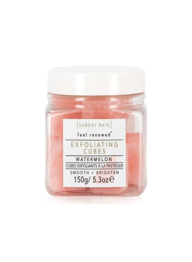 Sunday Rain Exfoliating Shea Sugar Cubes, 8Count, Watermelon - Image 1
